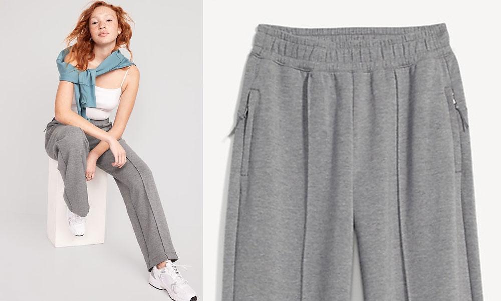 These pants feature a high waist with an elasticized waistband. They have  side pockets and a flowy fit. These pants… in 2023