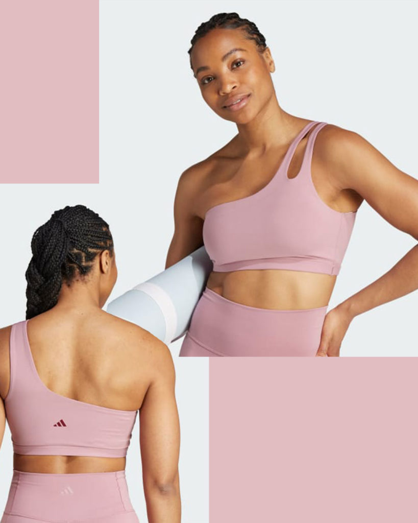 Off Shoulder Ribbed Sports Bra (Light Gray) – Fitness Fashioness
